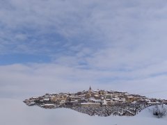 Vista invernal de Villalengua